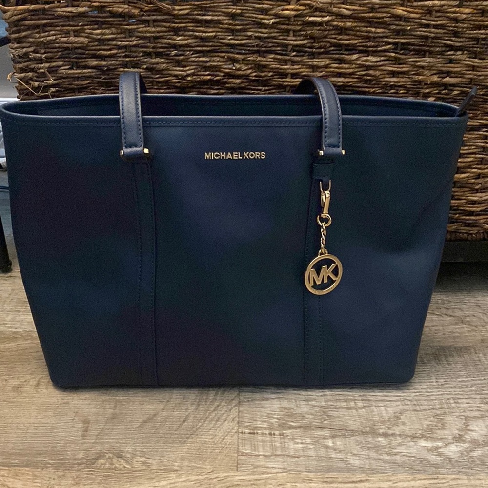 Navy Michael Kors bag